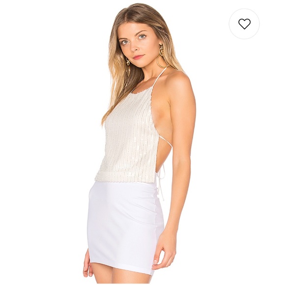 H:OURS Elise Top in White - Picture 2 of 8